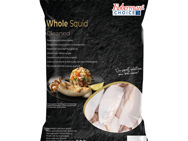 Whole Squid Cleaned